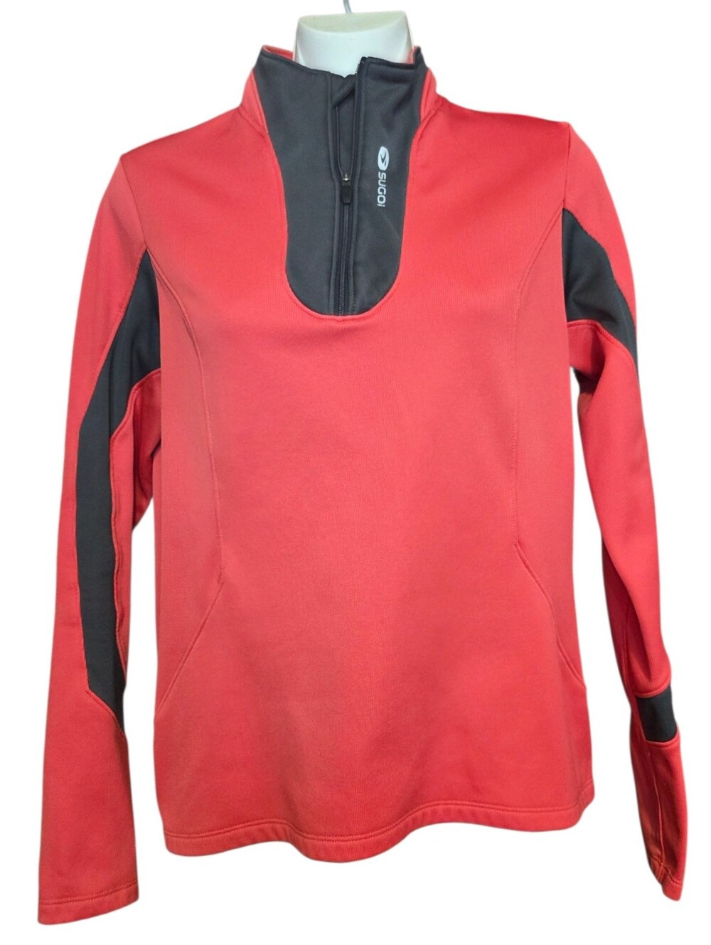 Sugoi Coral Red Fleece-Lined Jacket